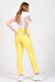 Pregnant Mom Fit Jeans Pants Yellow - 5