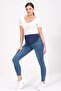 Maternity Skinny Jeans with Stretchy Waistband Blue