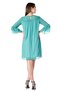 Maternity Pearl Detailed Evening Dress Green - 3