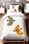 Embroidered Birds Patterned Single Baby Kids Bedding Set - 2