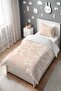 White Daisies Patterned Single Baby Kids Bedding Set - 3