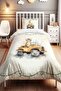 Ivy Tiger Patterned Single Baby Kids Bedding Set