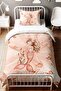 Pink Mermaid Patterned Single Baby Kids Bedding Set - 2
