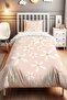 White Daisies Patterned Single Baby Kids Bedding Set