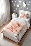 Pink Mermaid Patterned Single Baby Kids Bedding Set - 3