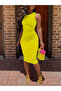 Midi Length Women's Bodycon Diving Dress - 3
