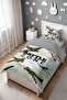 Battle Zone Patterned Single Baby Kids Bedding Set - 3