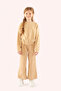 Beige Girl's Sweatshirt