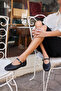 Melotti Women's Black True Leather Shoes - 2