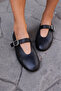 Potter Women's Black Genuine Leather Ballet Flats - 4