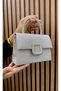 Evening Dress Bag with Silver Buckle - 6