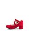 İremsu 7845 Side Ribbon Girls' Heeled Children's Shoes RED - 3