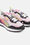 Kids Girls Fv Vacay Queen Lace Up Sports Shoes, Pink Combo - 3
