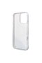 iPhone 16 Pro Compatible Case Guess Licensed Magsafe Featured Liquid Glitter Flower Pattern Green - 4