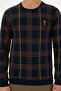 Men's Regular Fit Crew Neck Navy Blue Sweatshirt 50296087 -Vr033 - 6