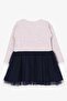 Girl's Long Sleeve Dress Printed 1.5-5 Years, Beige Melange - 2