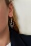 Stainless Steel Ultra Light Laser Tribal Dangle Earrings for Women