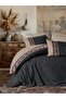 Folk Art Double Duvet Cover Set Yamka Beige 8680108078266