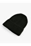 Elastic Knitted Beret with Folded Edges - 2