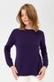 Women's Crew Neck Classic Wool Sweater Red - 8