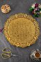Motif Round Metal Tray for 6 People (355-6)