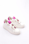 Es1516 Women's Lace-Up Decorated Sneakers - 2