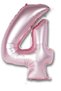 Number Balloon Pink Color Foil Balloon Helium Balloon