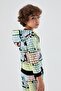Bg Store Boys' Patterned Tracksuit Top 23Pssnb3406 - 4