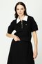 Polo Neck Crop Blouse