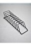 Countertop Mini Plate Holder with Metal Compartment - Dish Rack - 2