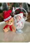 Christmas Tableware Presentation Set Christmas Hat Teddy Bear New Year Mini Basket 15 cm