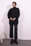 Women's Long Sleeve Hijab Knitwear Stylish Balloon Sleeve Long Style Tunic - 2