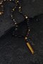 Natural Stone Necklace, Bohemian Necklace with Tiger's Eye Pendant, Onyx Necklace, Men's Necklace, Women's Necklace - 5