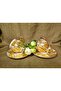 Second Spring Porcelain Hand Painting Set of 2 Coffee Cups - 2
