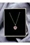 Silver Heart Necklace, Gift for Lover, Mother, Teacher - 3
