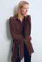 Ofelia Belted Brown Shirt - 2