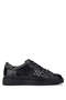 Women's Genuine Leather Black Leather Sneakers & Sports Shoes