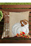 Autumn Themed 43X43 Velvet Cushion Cover - 7