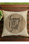 Autumn Themed 43X43 Velvet Cushion Cover - 7