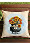Autumn Themed 43X43 Velvet Cushion Cover - 7