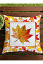 Autumn Themed 43X43 Velvet Cushion Cover - 2