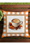 Autumn Themed 43X43 Velvet Cushion Cover - 7