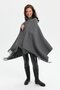 Women's Floral Embroidered Shawl G.Melange - 4