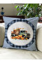 Autumn Themed 43X43 Velvet Cushion Cover - 6