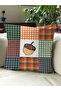 Autumn Themed 43X43 Velvet Cushion Cover - 6