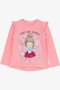 Girl's Tights Set Ballerina Girl Glitter Printed 1.5-5 Years, Powder - 3