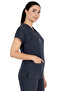 Anthracite Lycra Thin Fabric Scrubs Doctor Nurse Jersey Bat Sleeve Surgical Suit - 2