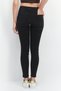 Women Skinny Fit Mid Waist Stretchable Denim Jeans, Black - 3