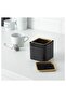 Blooming Stylish Design Metal Coffee, Tea Box with Lid 10X10X10 cm 20373206 - 3