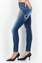 Women Skinny Fit Wash Stretchable Denim, Blue - 3